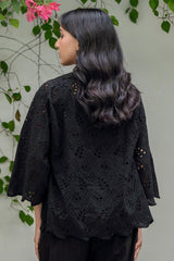 EMBROIDERED COLLARED TOP Bano Ki Gali