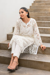 Snow Cut Three Piece Set Bano Ki Gali