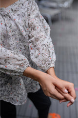 FLORAL OFF SHOULDER PRINTED TOP Bano Ki Gali