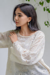 EMBROIDERED LACE TOP Bano Ki Gali