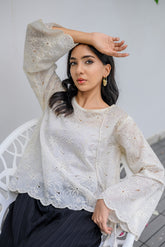 EMBROIDERED LACE TOP Bano Ki Gali