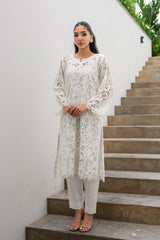Snow Cut Three Piece Set Bano Ki Gali
