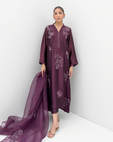 Wine Purple Sheesha Silk