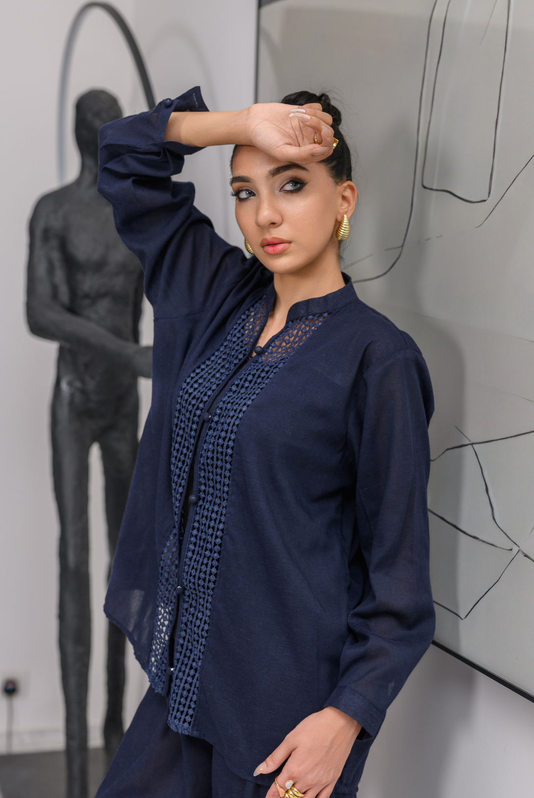 CLASSIC PLEATED TOP Bano Ki Gali