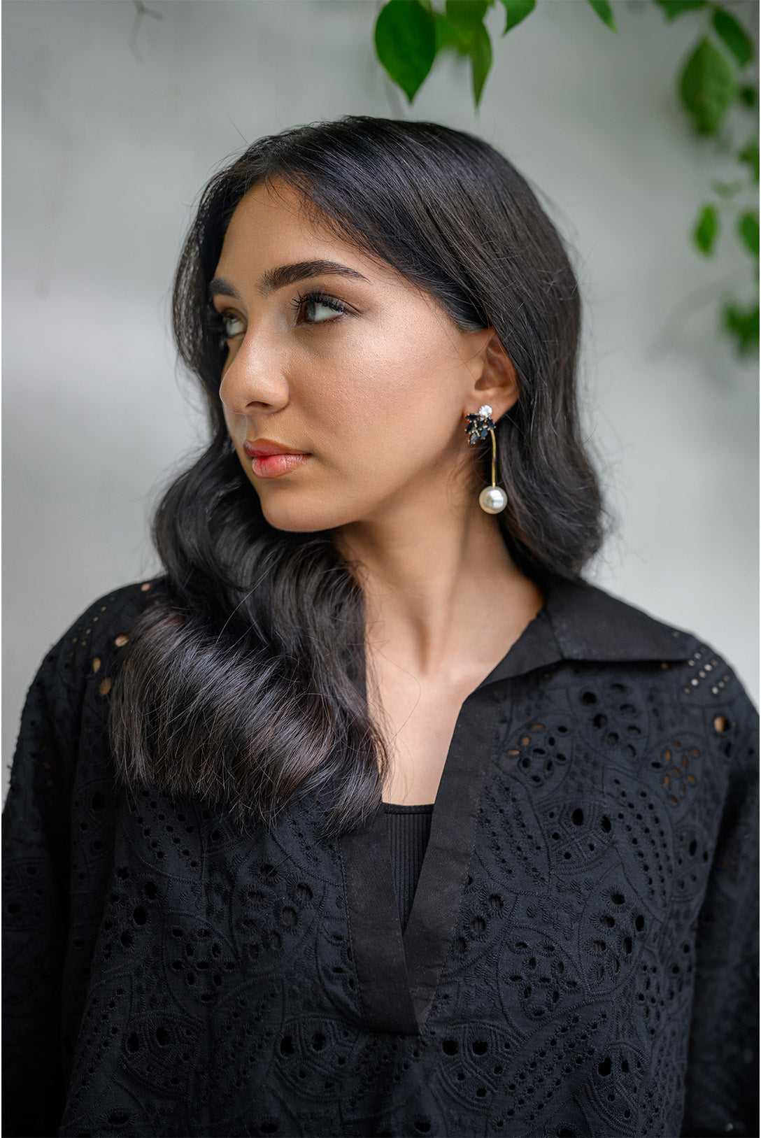 EMBROIDERED COLLARED TOP Bano Ki Gali