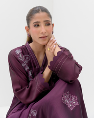 Wine Purple Sheesha Silk