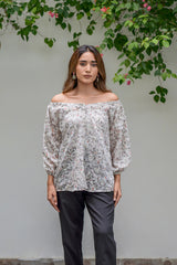 Floral Off-shoulder Top