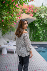 Floral Off-shoulder Top